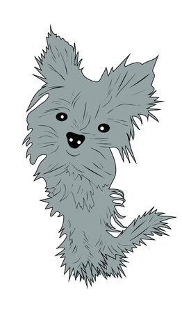 Beautiful dog symbol pattern design.のイラスト素材