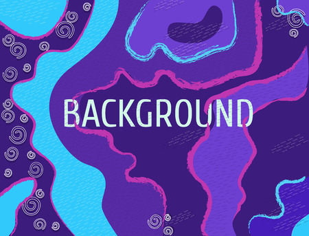 colored colorful abstract background of lines and geometric shapes. vector abstract background for...
