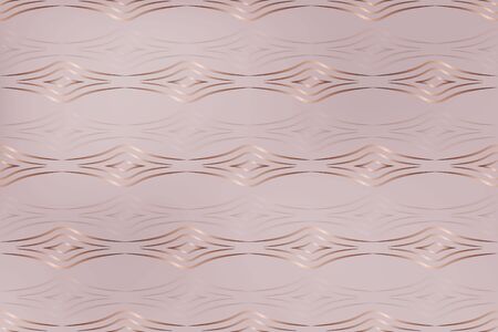 rose gold seamless texture. gradient Shine from geometric patterns in a minimalist style. a figure of wavy lines. abstract geometric shapes for design, paper, business ideas.のイラスト素材