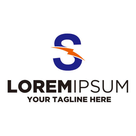 Letter S Energy Logoのイラスト素材