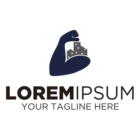 Hand City logo  templateのイラスト素材