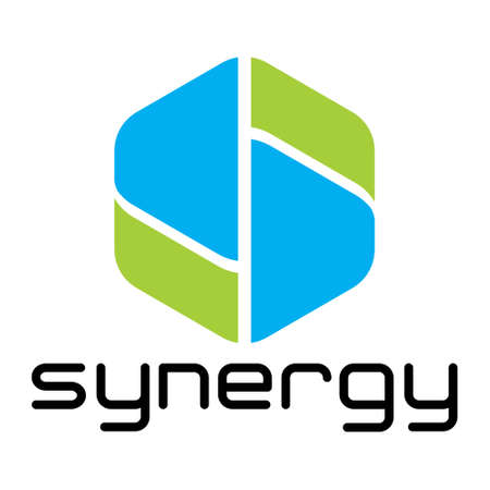 Synergy Logo, vector logo illustration.のイラスト素材