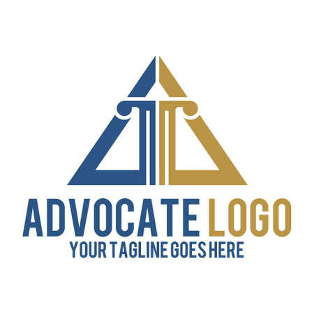 advocate logo, vector logo illustration.のイラスト素材