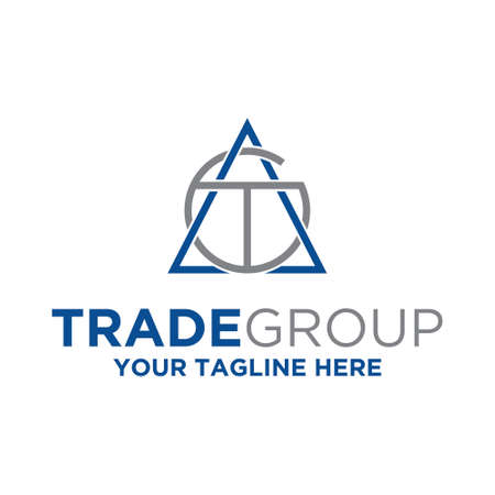 the group logo, vector logo illustration.のイラスト素材