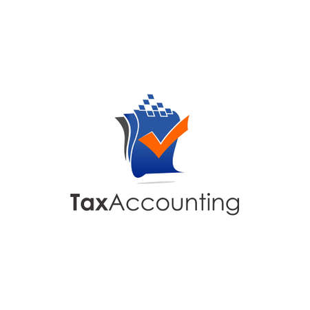 tax accounting logoのイラスト素材