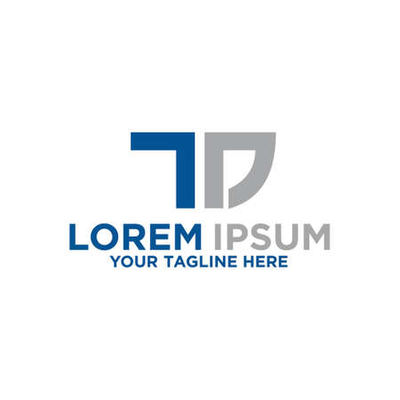Letter TD Luxury Logo Templateのイラスト素材