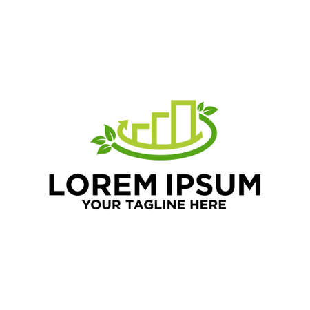 Best Green Investment logo designのイラスト素材