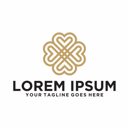 Luxury logo design concept. Vector icon element template - vectorのイラスト素材