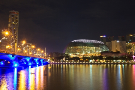 the esplanade in the singaporeのeditorial素材