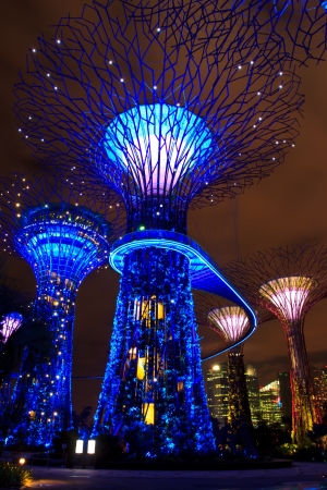 garden by the bay , the most beautiful garden in singaporeのeditorial素材