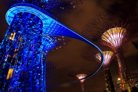garden by the bay , the most beautiful garden in singaporeのeditorial素材