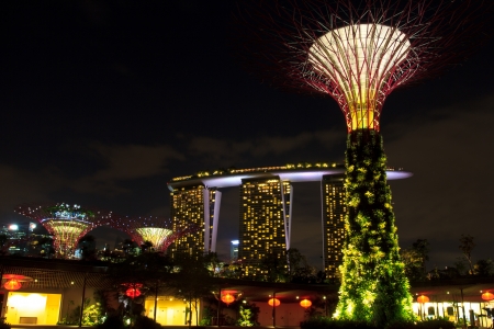 garden by the bay , the most beautiful garden in singaporeのeditorial素材