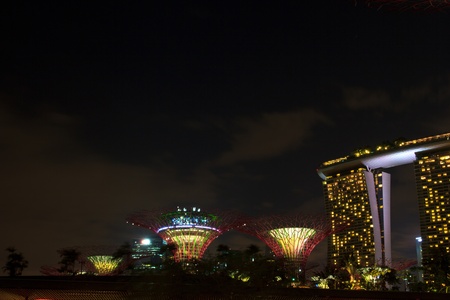 garden by the bay , the most beautiful garden in singaporeのeditorial素材