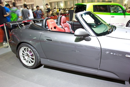 BANGKOK - JUNE 23 : HONDA S2000 show at The second Bangkok International Auto Salon 2013, the largest and most magnificent Modified Car and automobile accessories show in Bangkok, Thailand.のeditorial素材