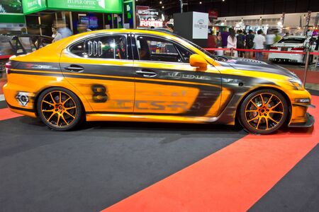 BANGKOK - JUNE 23 : LEXUS IS F  show at the second Bangkok International Auto Salon 2013, the largest and most magnificent Modified Car and automobile accessories show in Bangkok, Thailand.のeditorial素材