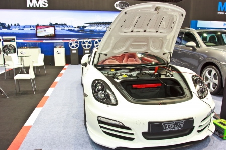 BANGKOK - JUNE 23 : PORSCHE BOXSTER   show at the second Bangkok International Auto Salon 2013, the largest and most magnificent Modified Car and automobile accessories show in Bangkok, Thailand.のeditorial素材