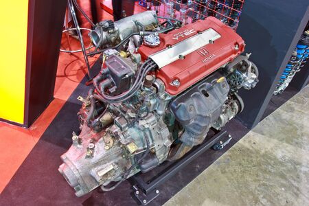 BANGKOK - JUNE 23 : HONDA VTEC engine  show at The second Bangkok International Auto Salon 2013, the largest and most magnificent Modified Car and automobile accessories show in Bangkok, Thailand.のeditorial素材