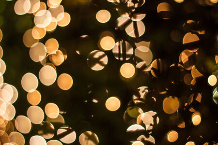 Orange bokeh  Abstract Christmas backgroundの写真素材