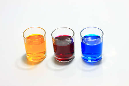 Glass of wine Colorの写真素材