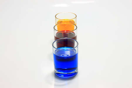 Glass of wine Colorの写真素材