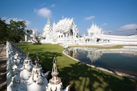Thailand Wat Rong Khunの写真素材