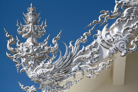 Chiang Rai Wat Rong Khunの写真素材