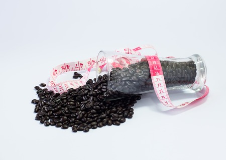 Coffee is good for weight control の写真素材