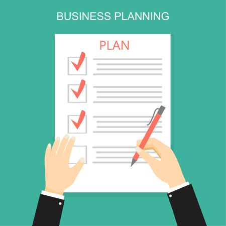 Business planningのイラスト素材
