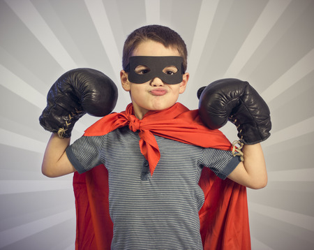 Superhero kidの写真素材