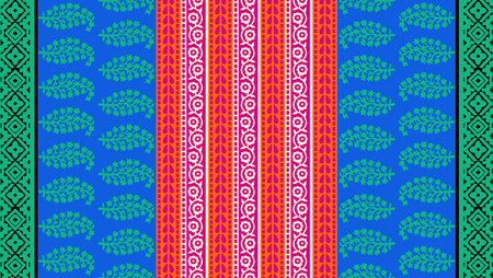 Ethnic seamless pattern. Tribal motifs. Textile rapport.の写真素材