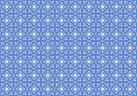 Traditional blue and white pattern