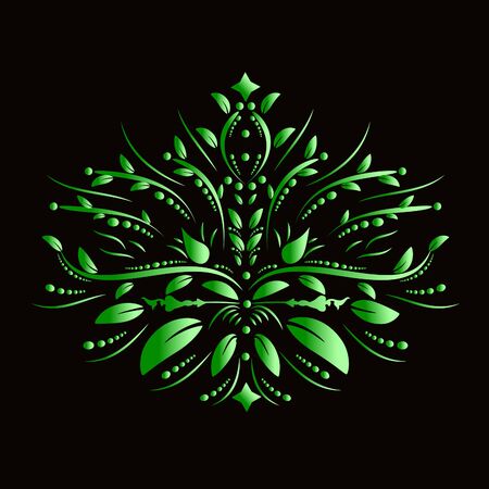 Green abstract background, vectorのイラスト素材