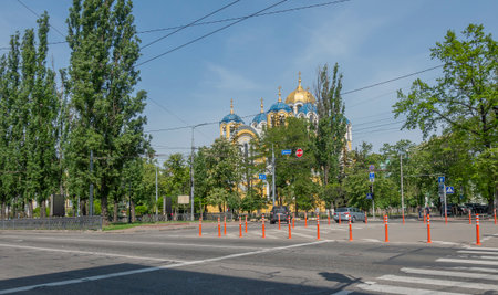 Vladimir Cathedral in Kyiv on a sunny day