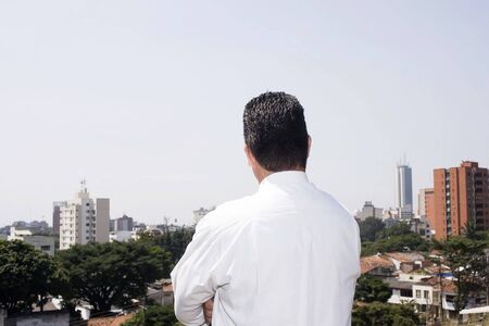 Portrait of businessman standingの写真素材