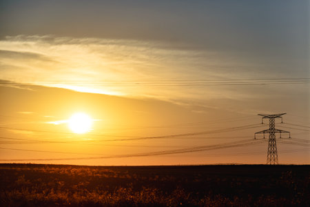 Beautiful sunrise early in the morning