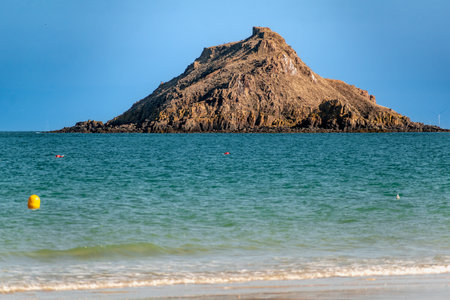 Verdelet Islet in Pleneuf val andre, Armor Coast, Brittany in France