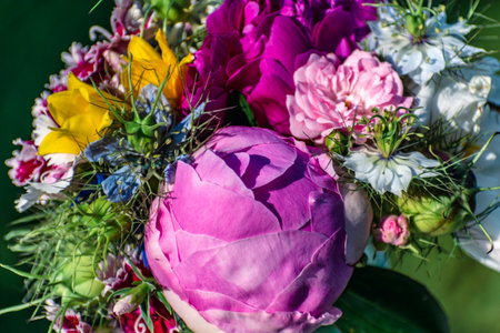Bouquet of summer garden flowers