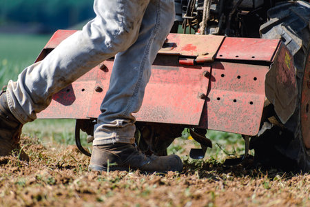 Earthworks, exterior works with machineryの写真素材