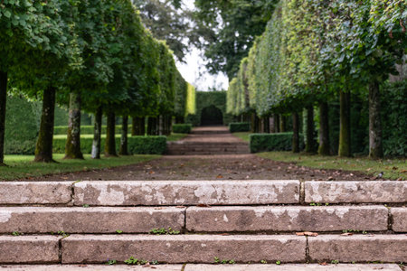 Rosanbo castle in Lanvellec, Armor Coast, Brittany in Franceの写真素材