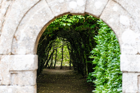 Rosanbo castle in Lanvellec, Armor Coast, Brittany in Franceの写真素材