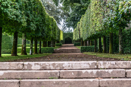 Rosanbo castle in Lanvellec, Armor Coast, Brittany in Franceの写真素材