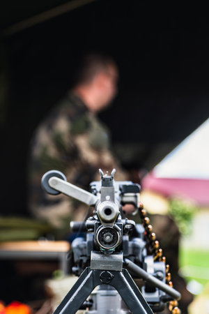 Mag 58 machine gun, french army
