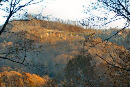 Homes on the Hillsideの写真素材