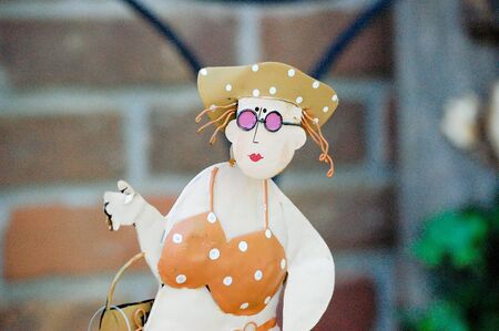 Tin Lady Shoppingの写真素材