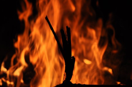 Fire Backgroundの写真素材