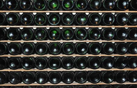 Wine Bottles Perspectiveの写真素材