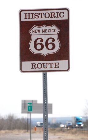 Sign historic route 66の写真素材
