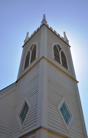 Church tower georgetown texasの写真素材