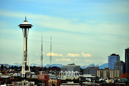 Seattle Skylineの写真素材