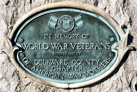 Cemetery Headstone - world war veteransのeditorial素材